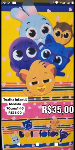 Tolhas infantil  - Foto 2
