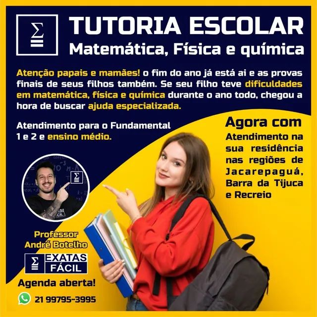 Aulas de reforco escolar  +32 anúncios na OLX Brasil