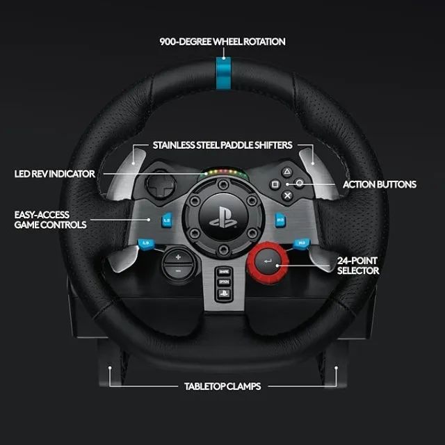 Volante Logitech G27 Racing Wheel (Seminovo)