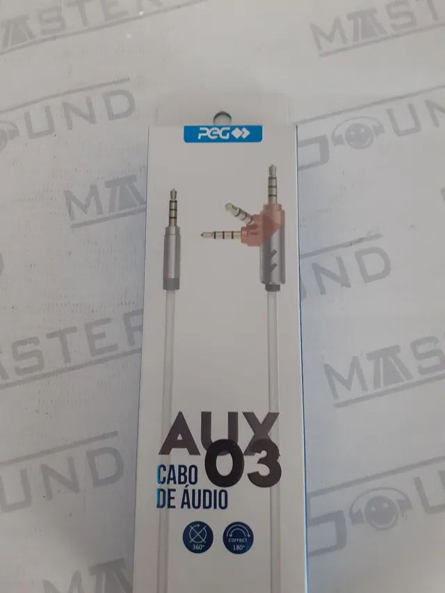 Cabo auxiliar. P2 X P2.  Novo. - Foto 2