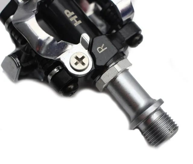 Pedal De Encaixe Clip Bicicleta MTB HP Cromo 9/16 Com Taquinho 14571 - Foto 3