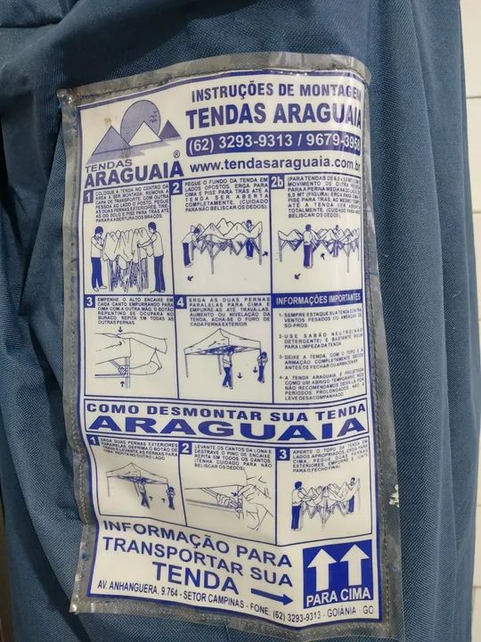 BLACK FRIDAY:  Tenda retrátil Araguaia 3x3 - Foto 3