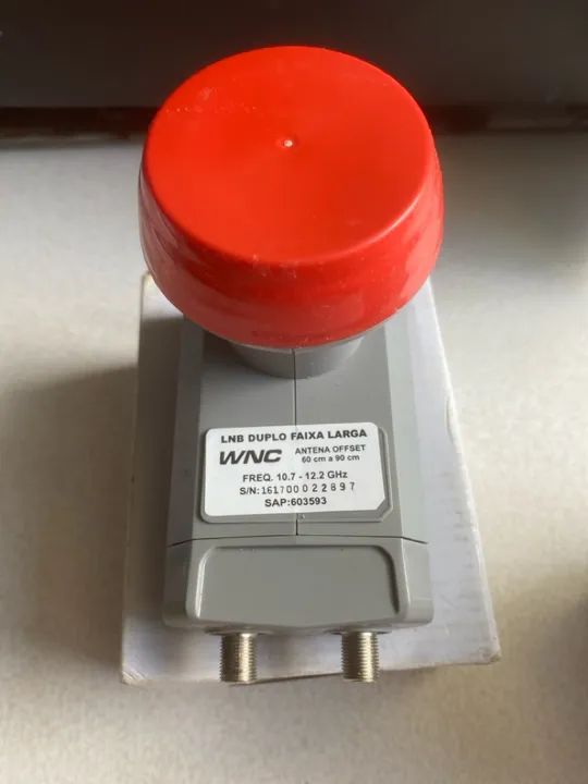 LNB Duplo Faixa Larga Antena Offset 60cm a 90cm - Foto 3