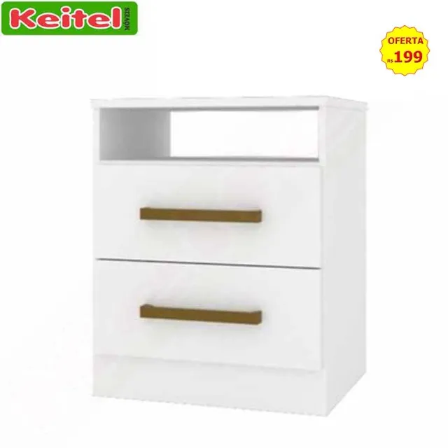 Mesinha de Cabeceira Milão Cor Branco