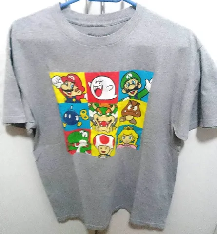 Camisa Mario Bros Vintage Anos 2018 Made in México Raridade