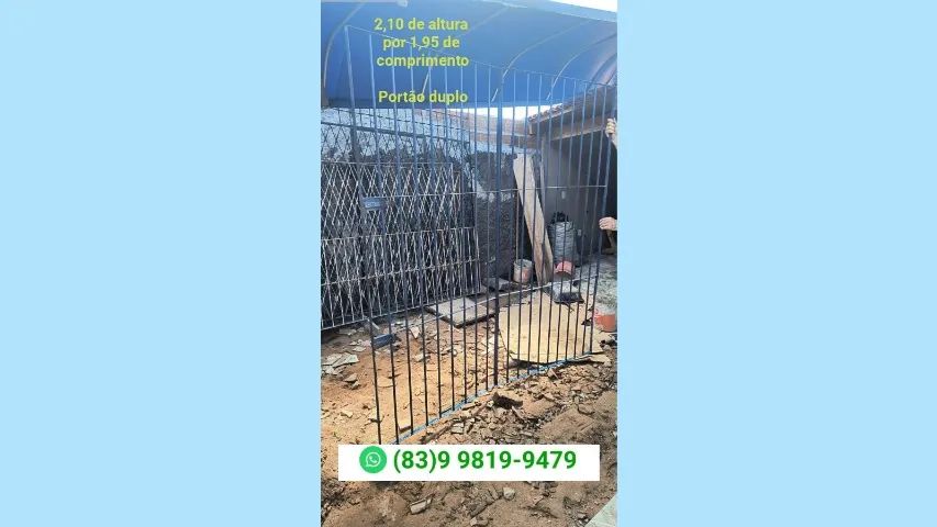 portão e grade