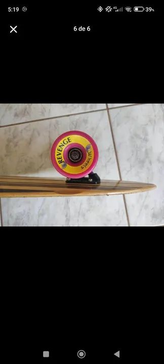 Skate longboard revenge importado 