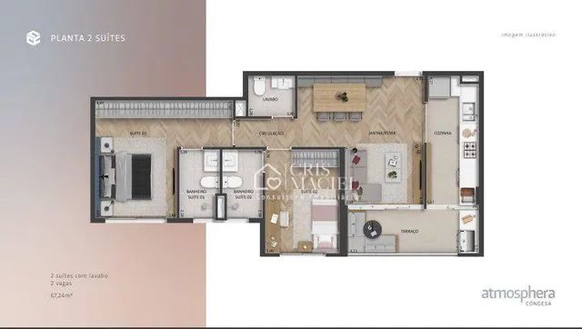 Apartamento à venda no Edifício Atmosphera - Indaiatuba/SP - Foto 2