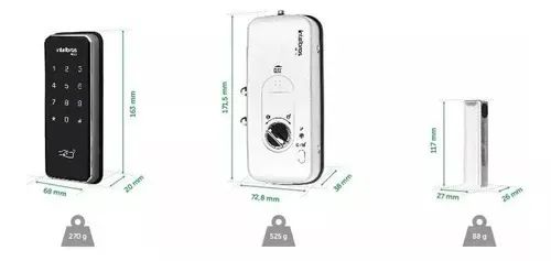 Fechadura Digital De Sobrepor Fr201 Intelbras - Foto 3