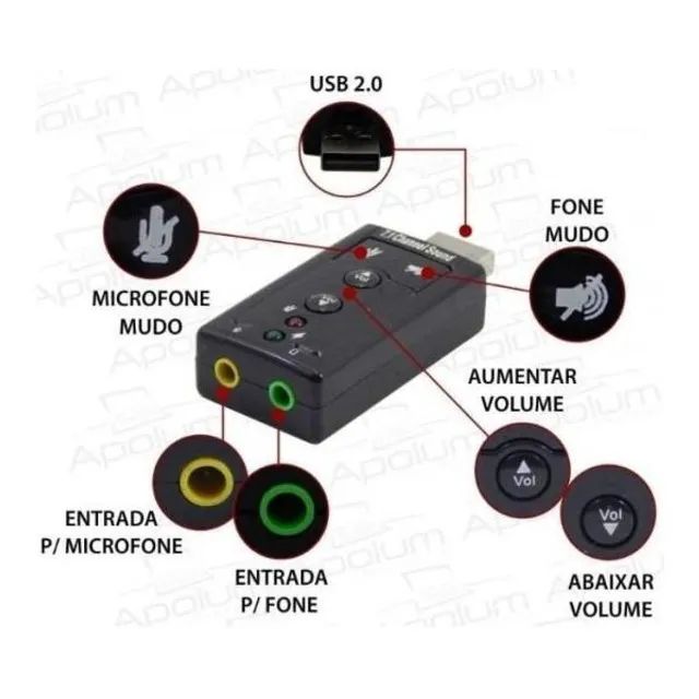 Placa De Som Knup Hb-t64 Usb Com Led Controle De Volume - Foto 3
