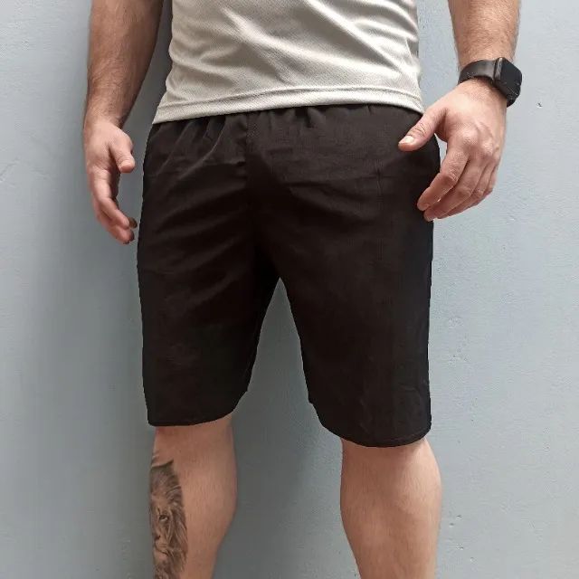 Bermuda Shorts de Tactel com Elastano