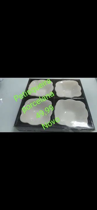 Petisqueira de Porcelana - Nova!