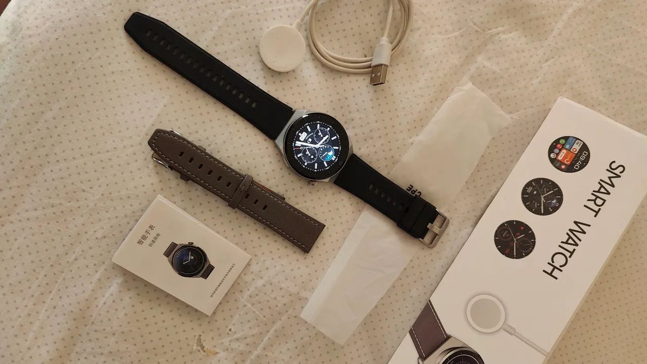 Smartwatch zero na caixa 2 pulseiras  - Foto 3