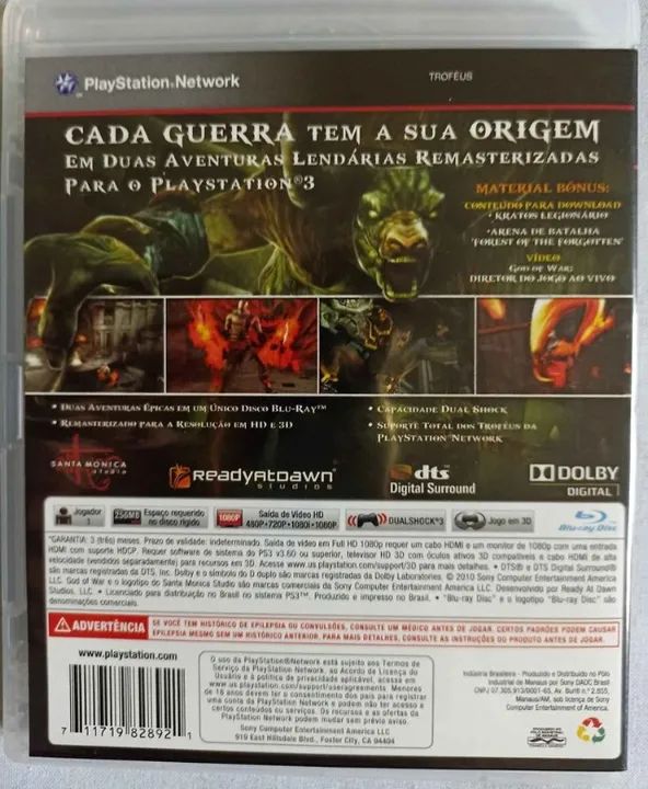 God Of War Origins Collection em perfeito estado de conservação - Foto 3
