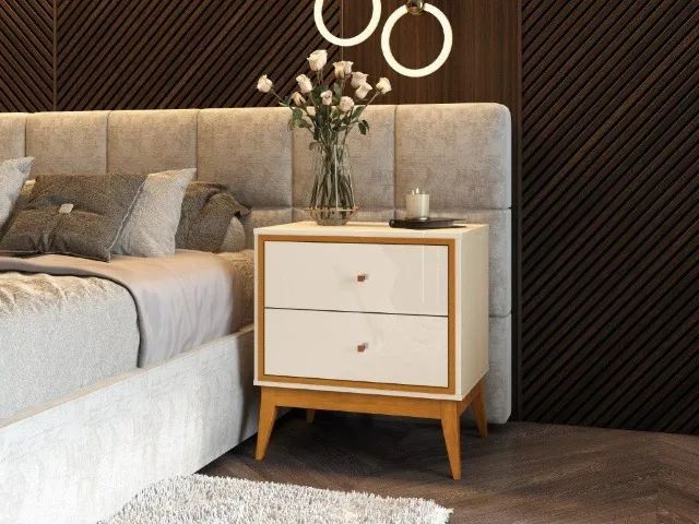 Mesa de Cabeceira LC Estilo Retrô ! Frete + Montagem Grátis. - Foto 4