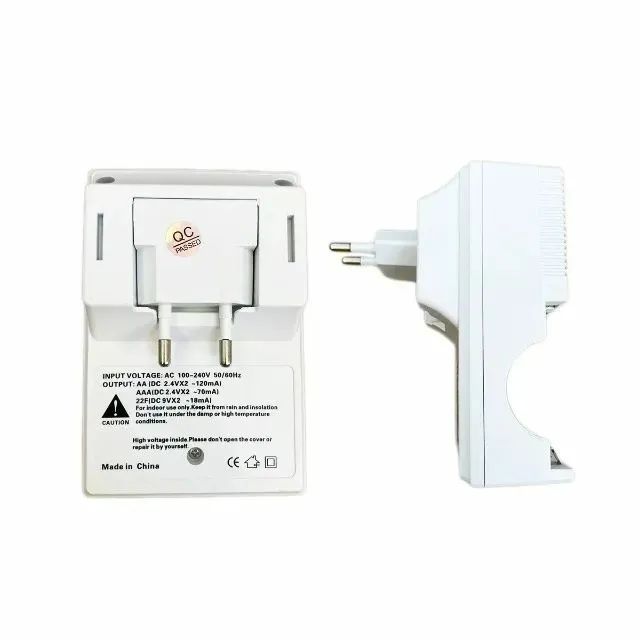 Kit Carregador + 4 Pilhas Aa 4800mah Recarregável - 1074 - Foto 5