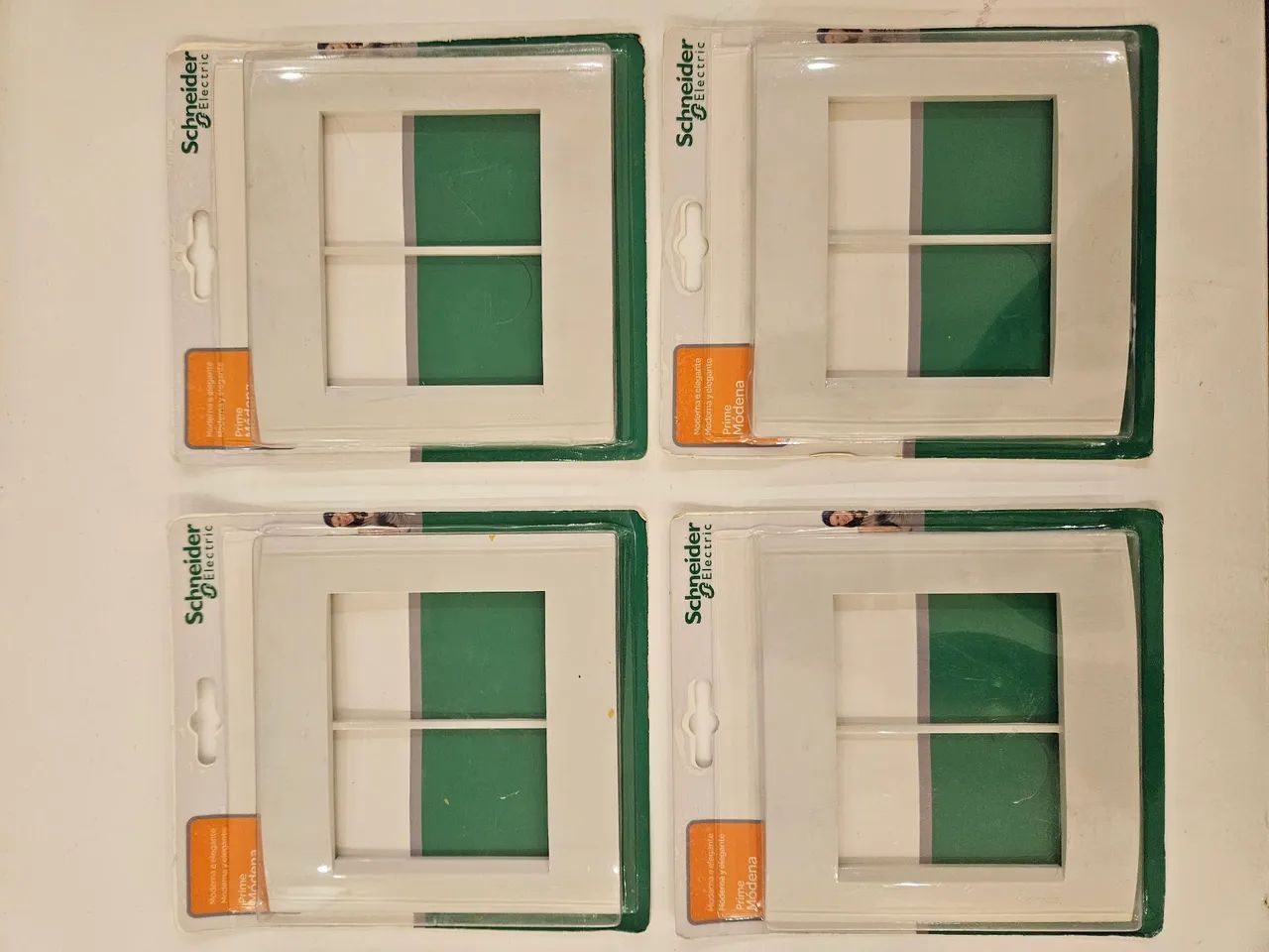 Acabamento duplo modular Schneider Prime Módena