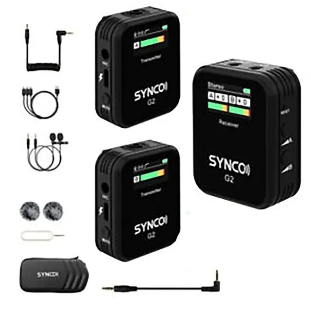 Synco G2 A2 Microfones de lapela Omnidirecional Profissional - Foto 5
