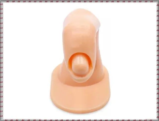 Dedo em plástico para treino de manicure - Foto 3