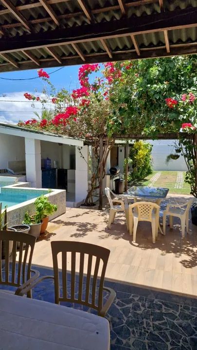 Casa Temporada com Piscina e Churrasqueira