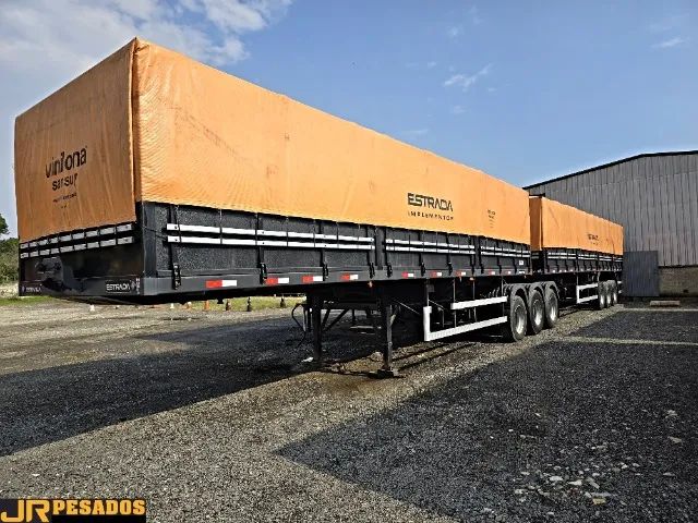 carreta bitrenzao graneleira estrada 2022 seminovo sem pneus