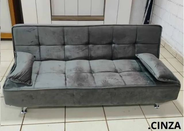 Sofá Cama 1,88m Espuma D-33 Super Lindo Fazemos Entrega - Foto 2