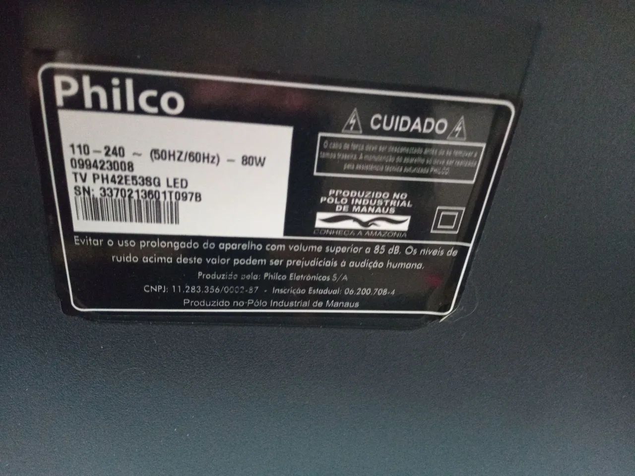 TV smart 42p Philco com controle e antena  - Foto 5