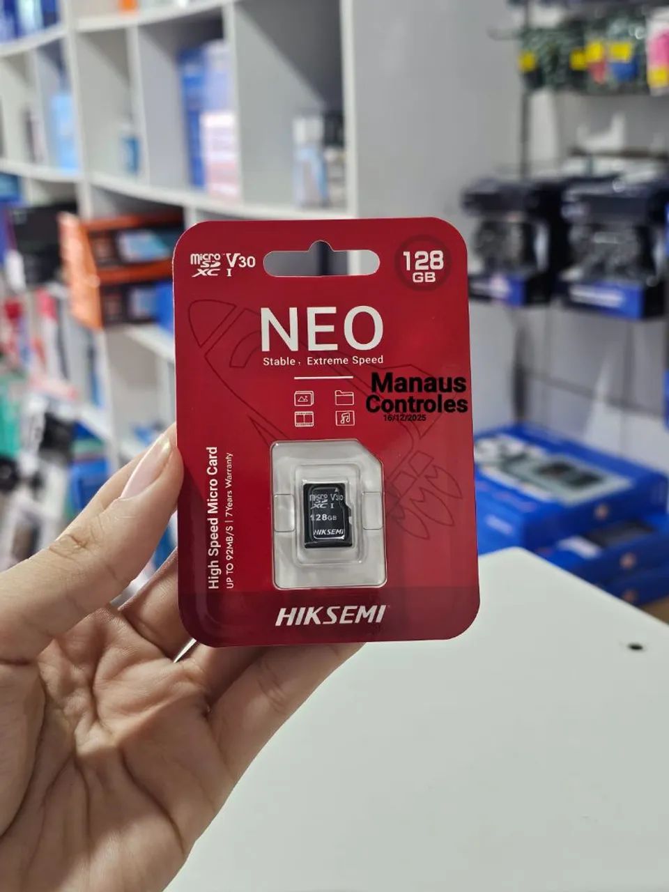 Cartão de Memória 128GB para Câmera IP 