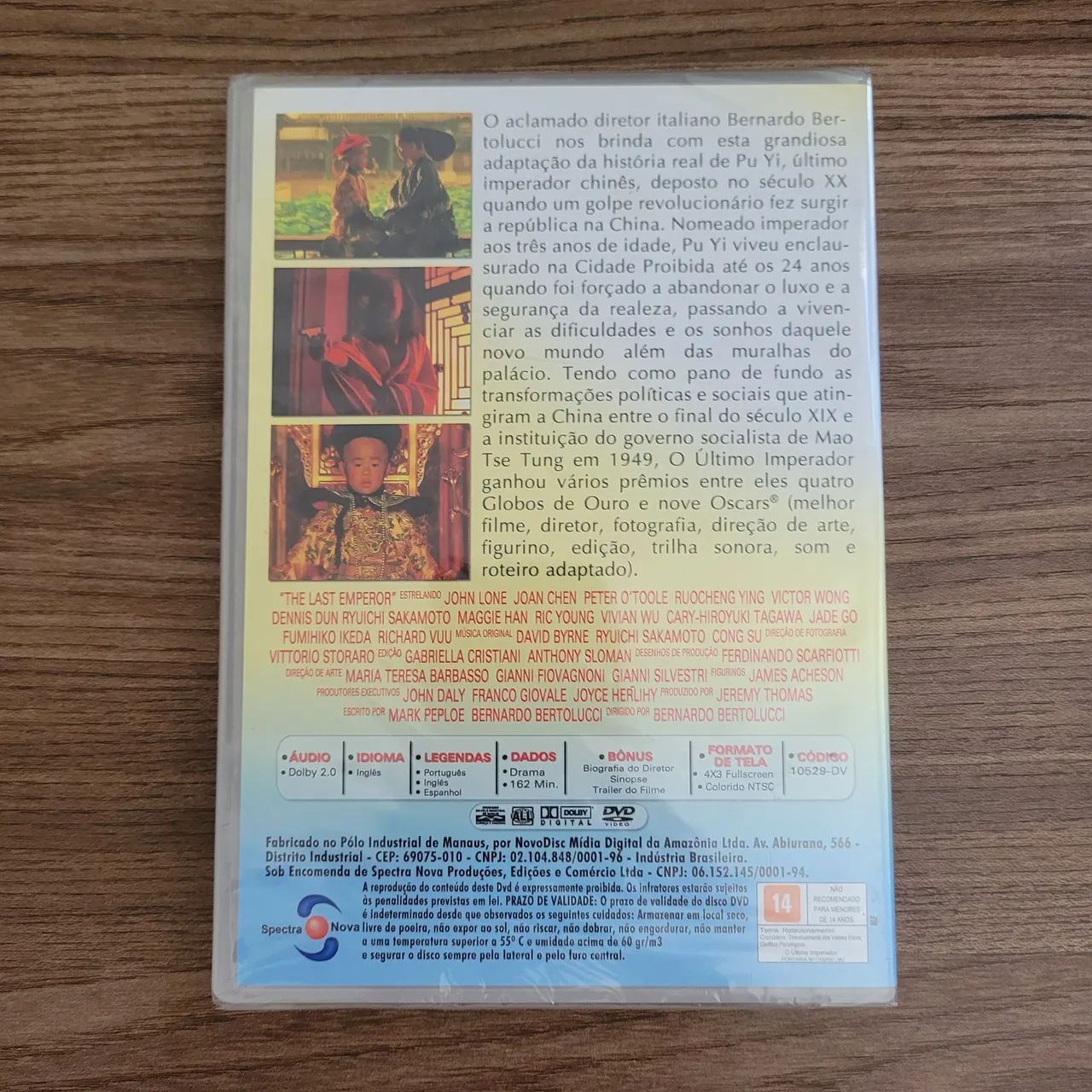 O Último Imperador - DVD lacrado - Bernardo Bertolucci - 1987 - Foto 2