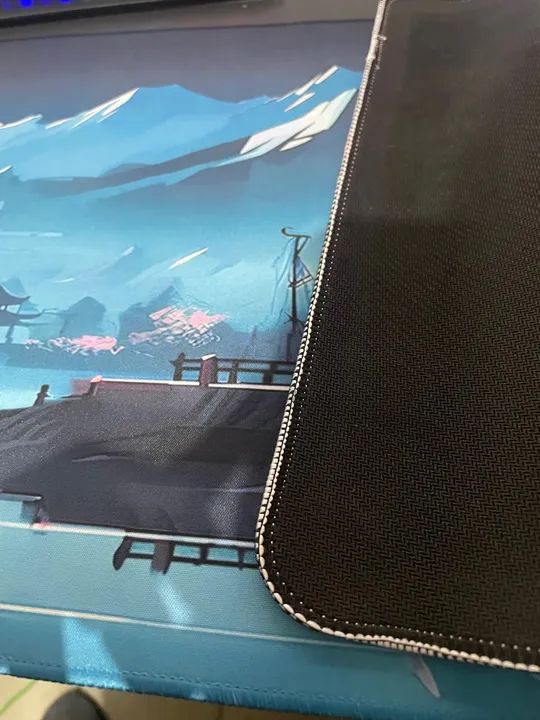 Mousepad Gamer japonês azul  - Foto 2