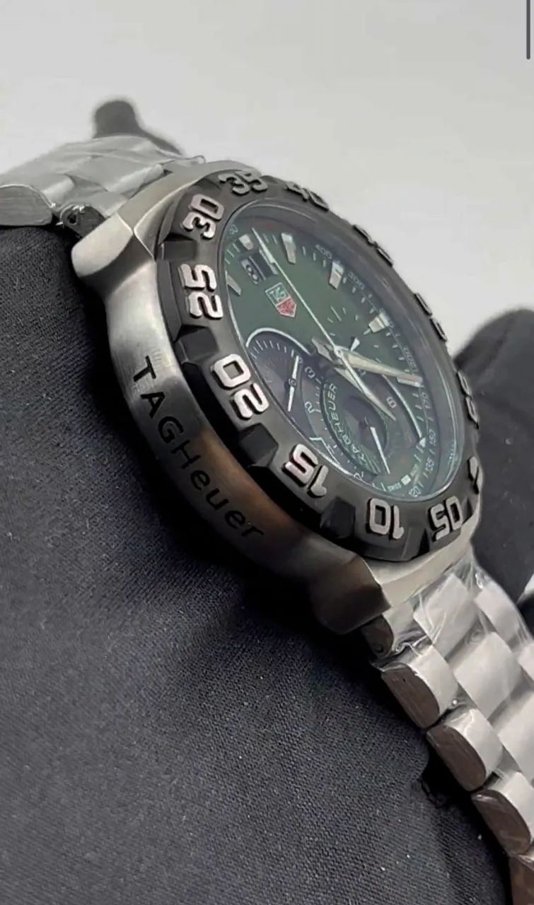 Relógio TAG HEUER FORMULA 1 Fundo Verde Multifuncional 2025 - Foto 4