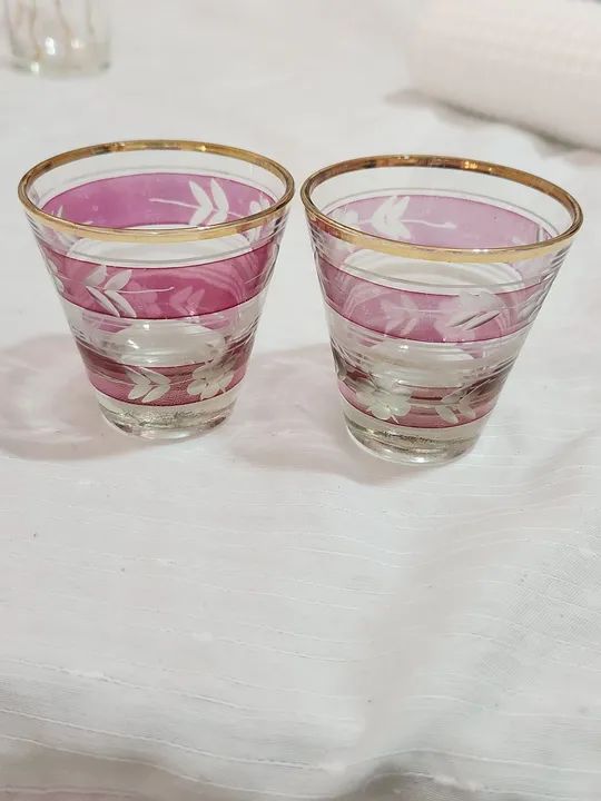 Par copo Copinhos Antigos decorados