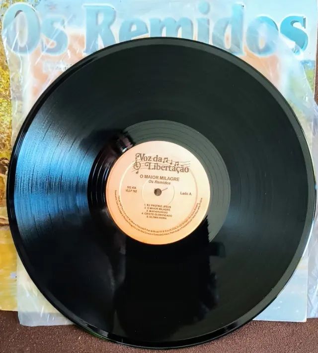 Lp Disco de Vinil Gospel Evangélico Os Remidos - O Maior Milagre - Foto 3