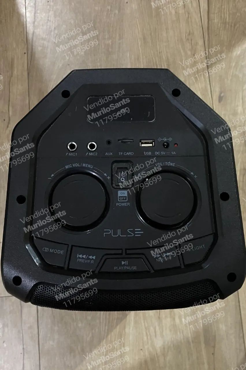 Caixa de Som Pulse Bluetooth 600W - Foto 4