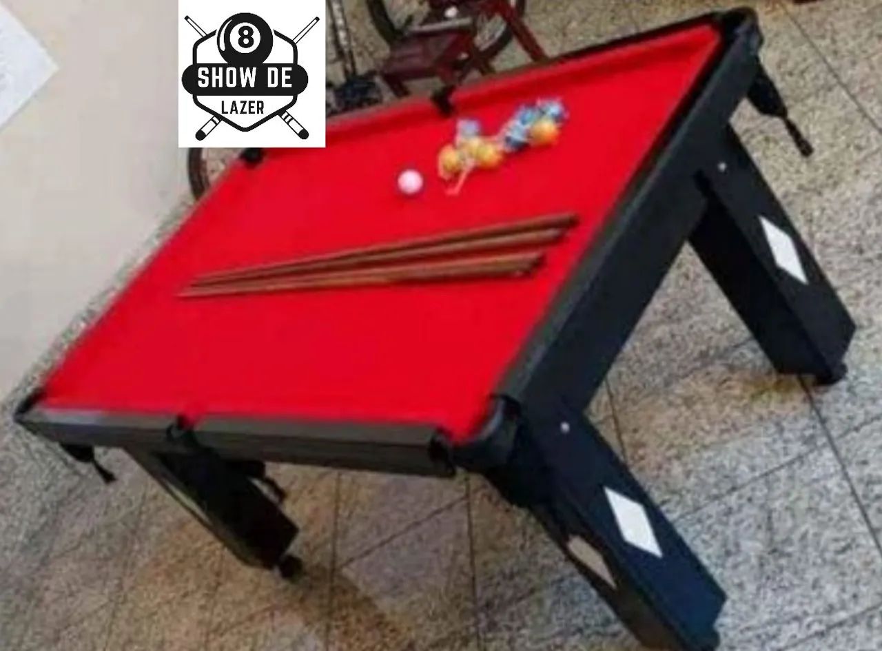 Sinuca Tipo Bilhar Premium Vermelha  - Foto 3