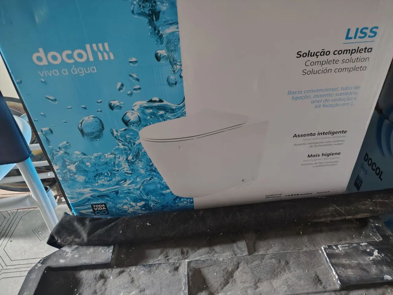 Bacia Sanitária Liss Docol - Nova - Foto 2