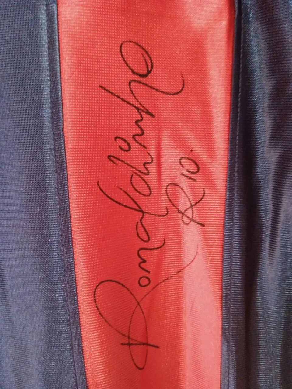 Camisa PSG 2001 / 2002 #21 Ronaldinho Autografada Certificada - Foto 2