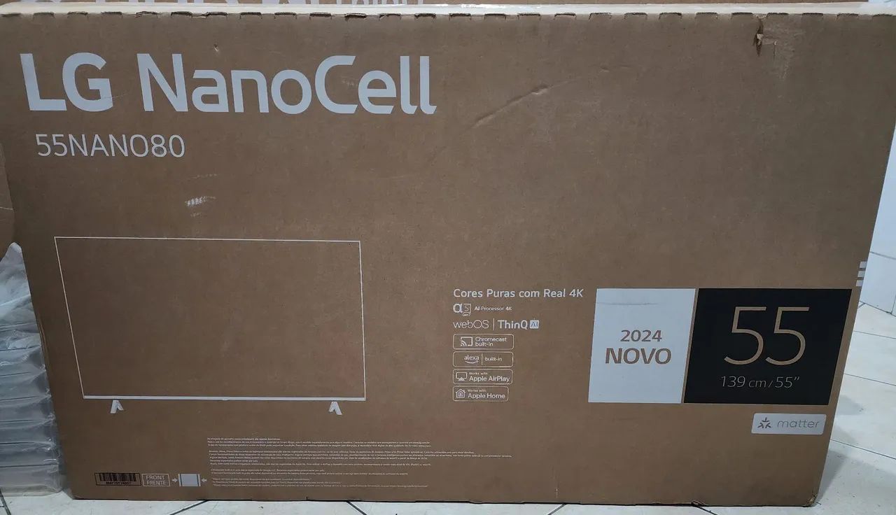 TV LG NanoCell 55 polegadas 4K Smart