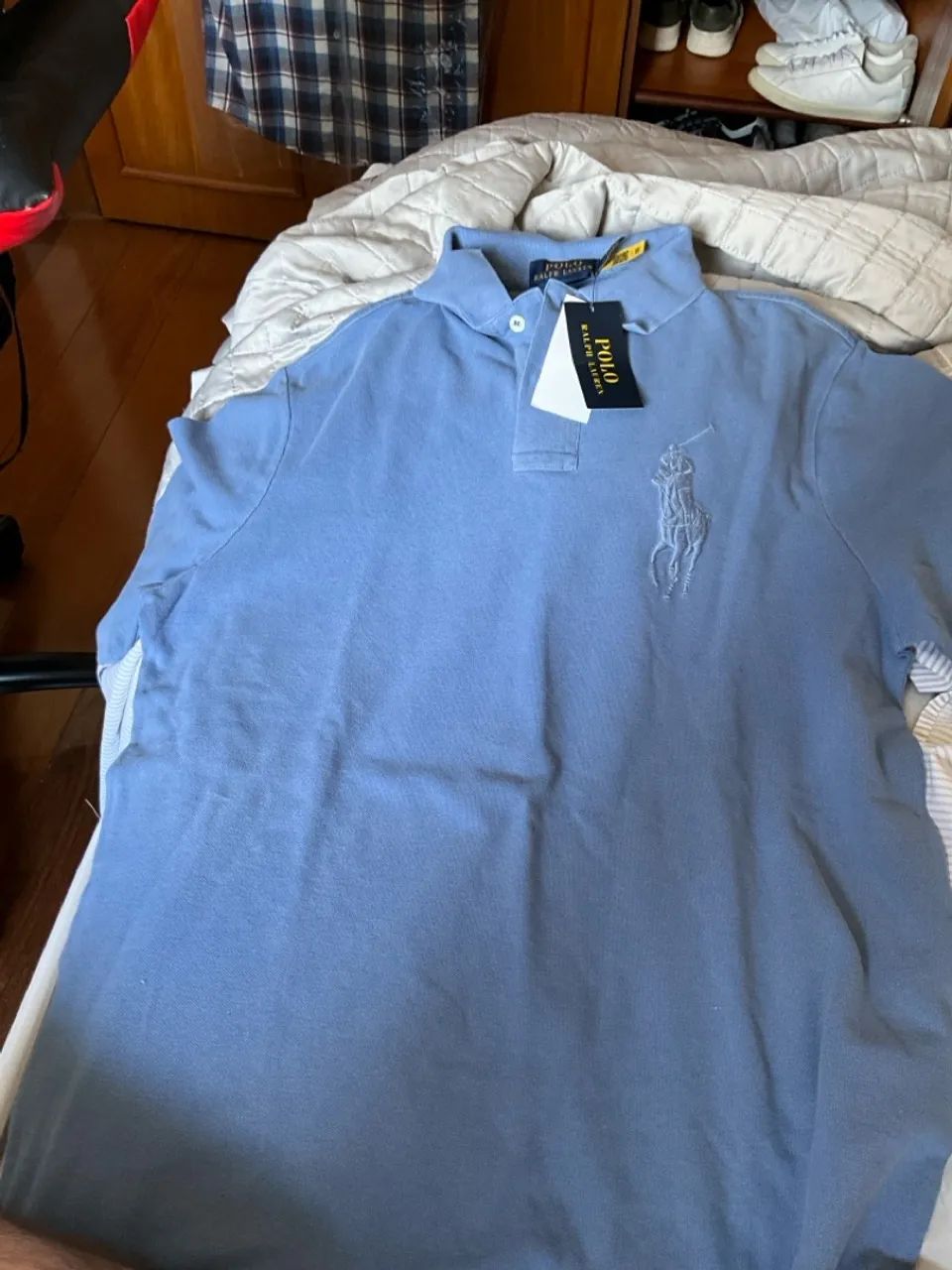 Nova Camisa Polo Ralph Lauren - Azul - Foto 2
