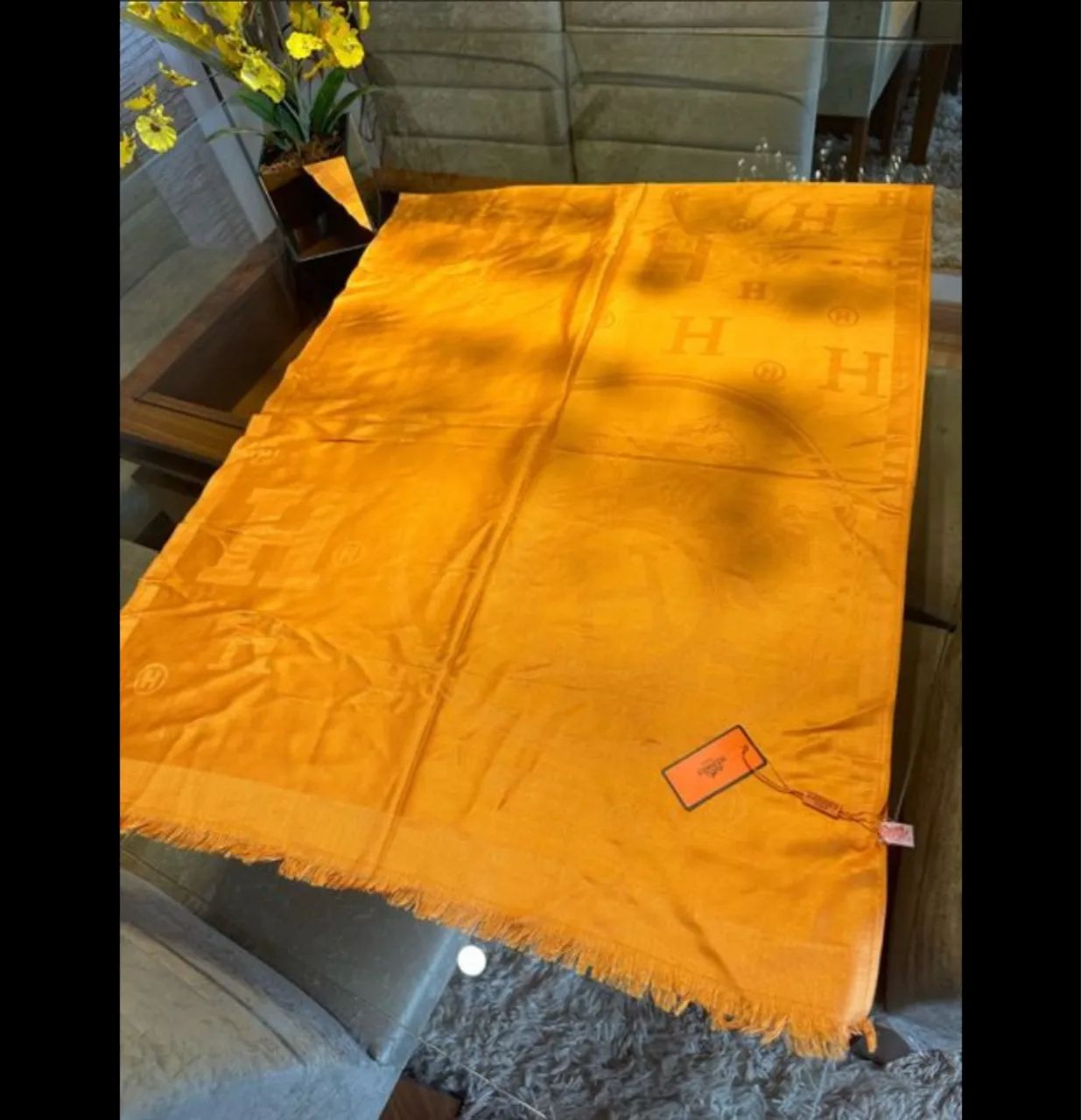 Lenço Hermes Laranja - Foto 3