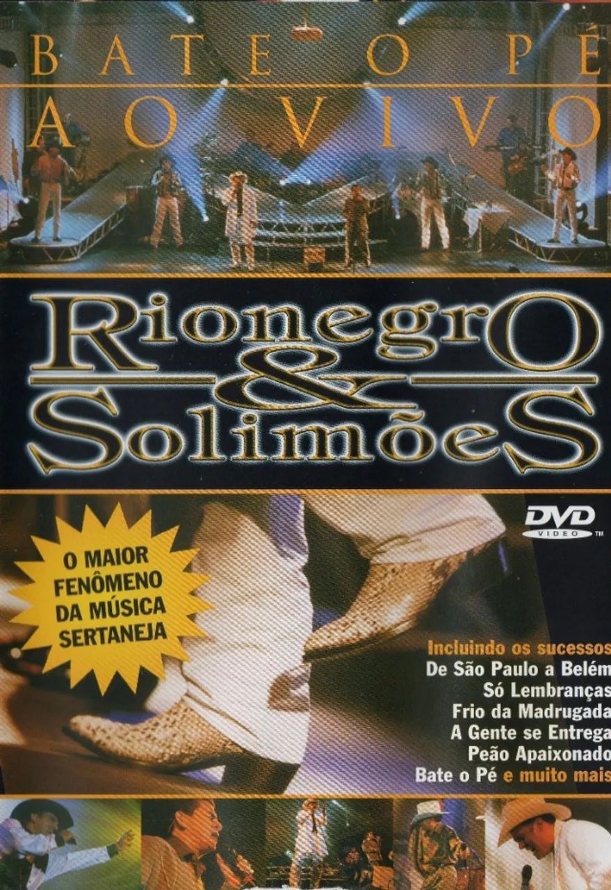 Dvd Rio Negro & Solimões Bate O Pé Ao Vivo