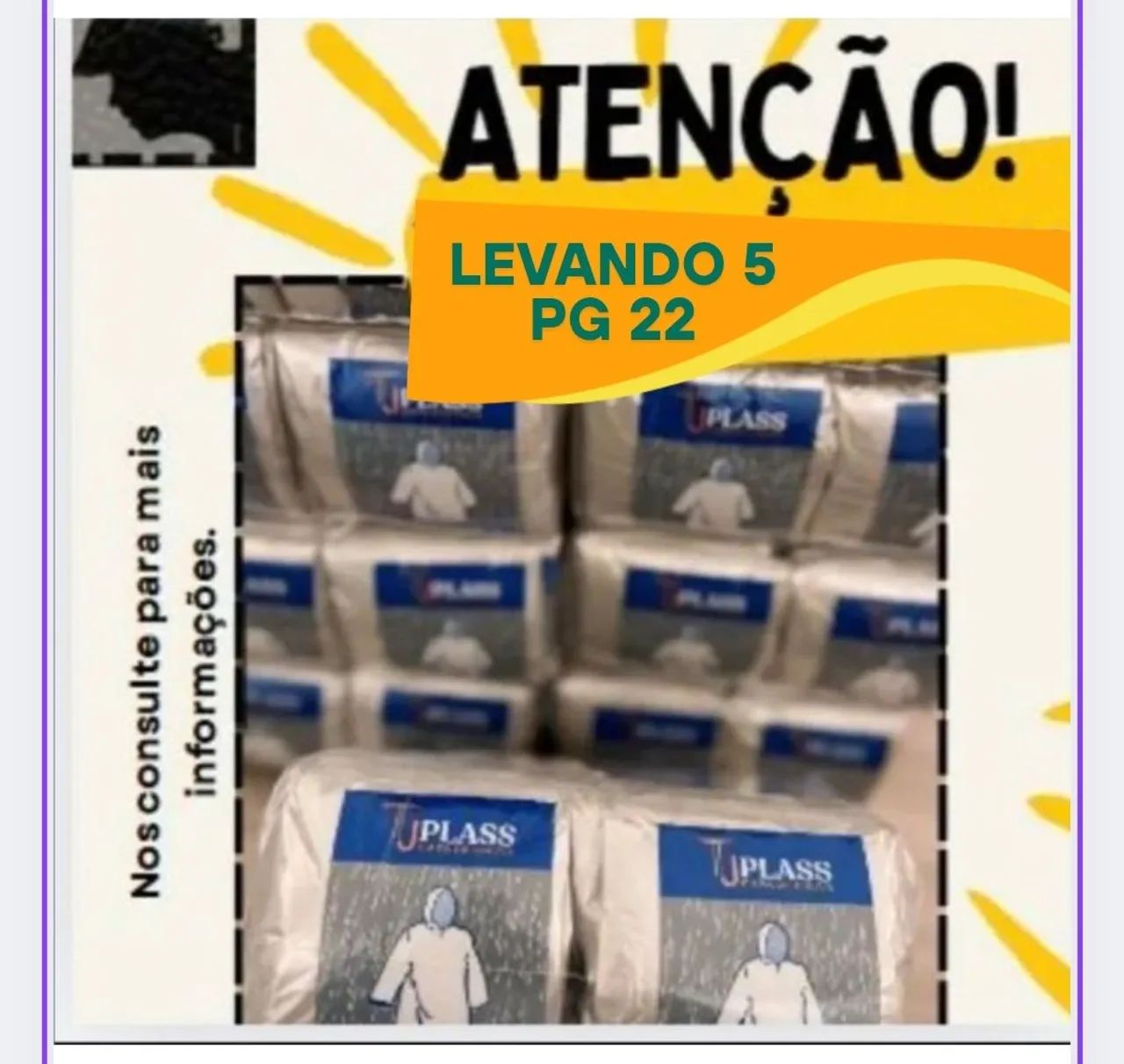 5 Capas de Chuva Impermeáveis UPLASS - R$27