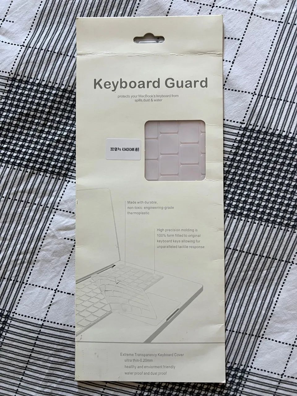 Capa Protetora Teclado MacBook 14 M1 - Ultra Fina e Transparente