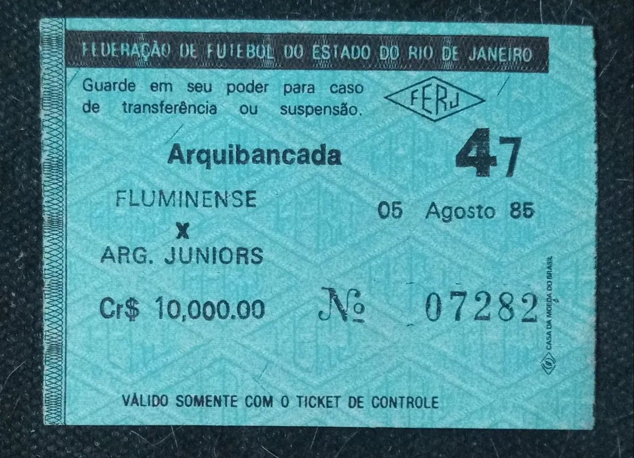 INGRESSOS ANTIGOS PARA COLECIONAR FLUMINENSE... - Foto 3