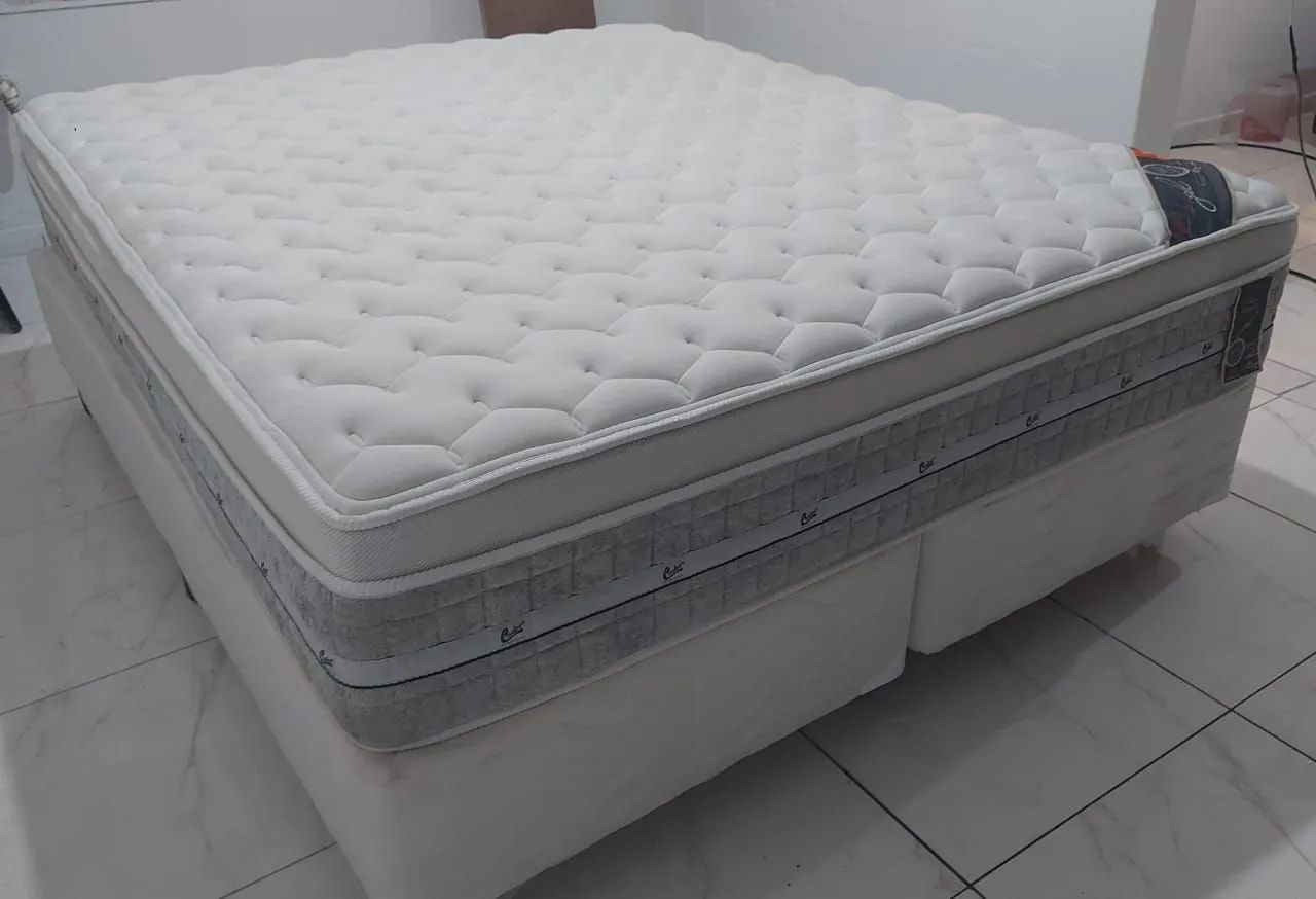 Cama Queen Size, Castor - ENTREGA GRÁTIS - Foto 2