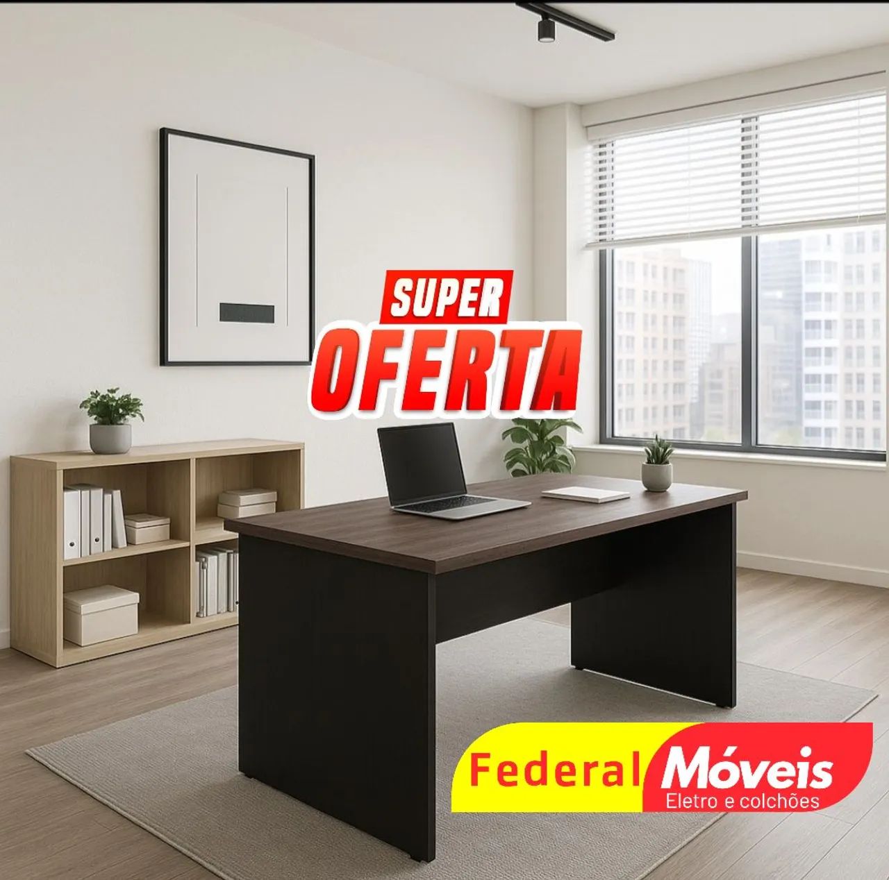 Mesa para Escritório 1,20x0,60 - Qualidade e ótimo acabamento!