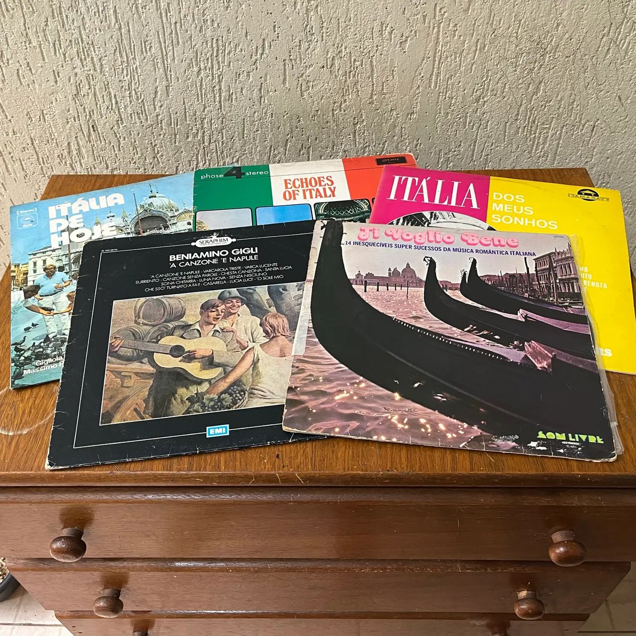 Kit discos de músicas italianas 