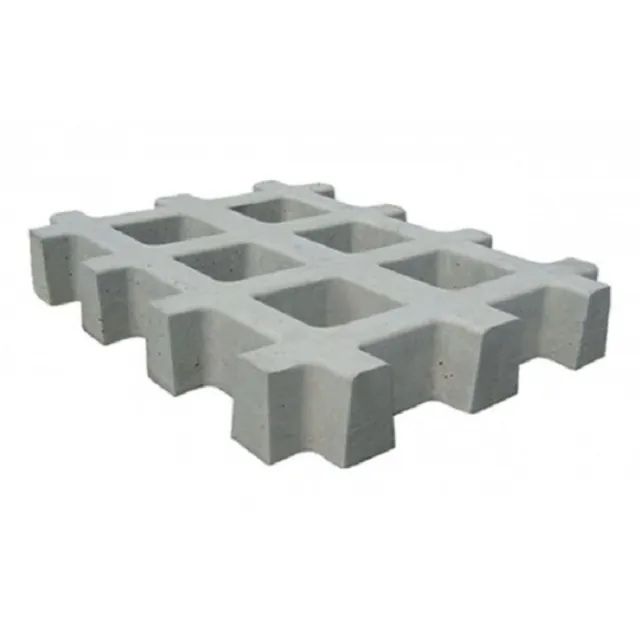 Kit 6 Formas Plásticas Concregrama 6 Furos 43x33x7cm Pisograma Fp083 Paver Vazado - Foto 2