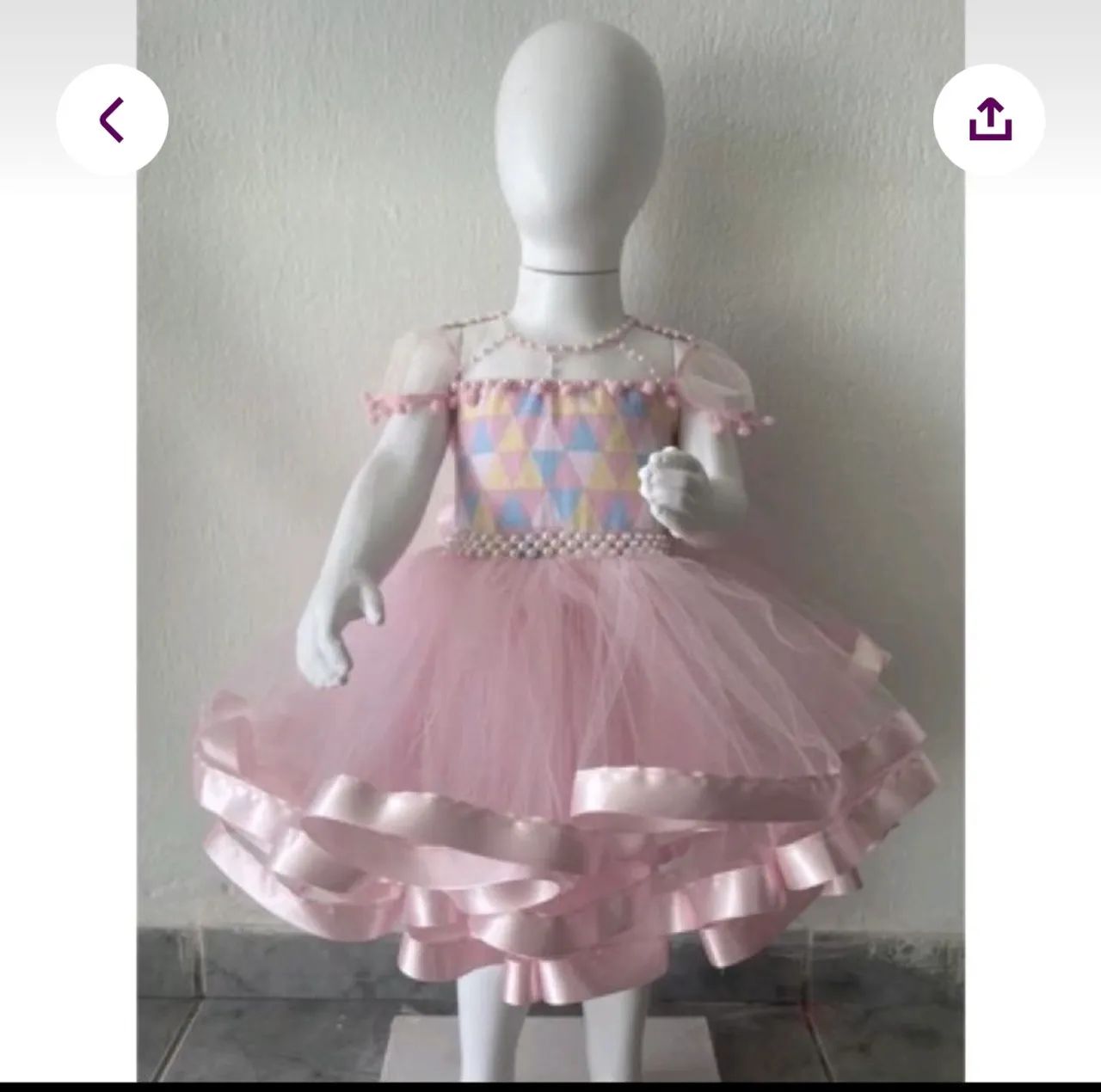 Vestido circo rosa - Foto 2