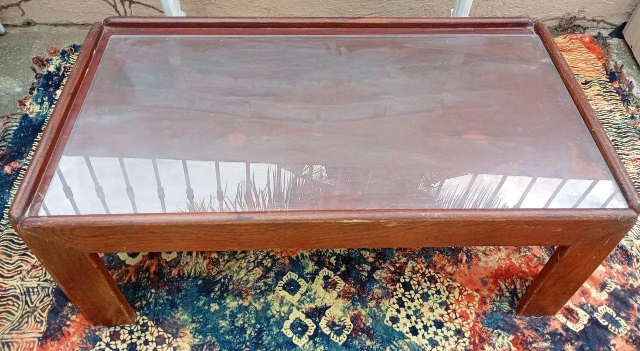 Mesa de Centro Retangular com Tampo de Vidro64842835466243122